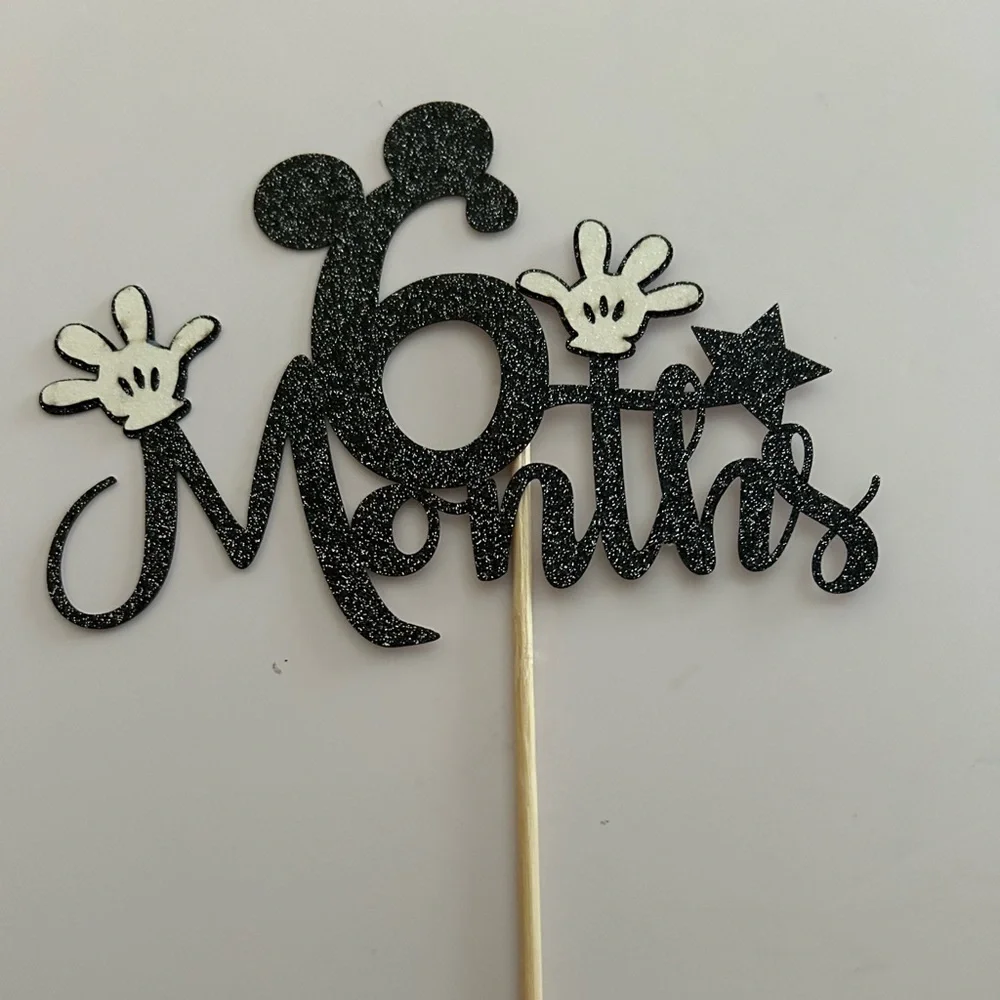 6 Months Cake Topper / Mickey Mouse / BRAND NEW